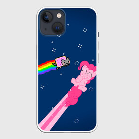 Чехол для iPhone 13 с принтом Nyan cat x Pony в Курске,  |  | my little pony | nyan cat | дружба это чудо | единорог | единороги | май литл пони | мульт | мультфильм | нян кэт