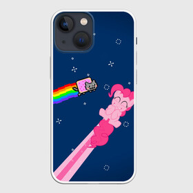 Чехол для iPhone 13 mini с принтом Nyan cat x Pony в Курске,  |  | my little pony | nyan cat | дружба это чудо | единорог | единороги | май литл пони | мульт | мультфильм | нян кэт