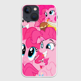 Чехол для iPhone 13 mini с принтом Pinkie Pie pattern в Курске,  |  | my little pony | дружба это чудо | единорог | единороги | май литл пони | мульт | мультфильм