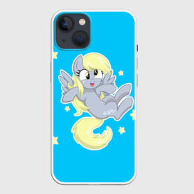 Чехол для iPhone 13 с принтом Пони в звёздном небе в Курске,  |  | my little pony | дружба это чудо | единорог | единороги | май литл пони | мульт | мультфильм