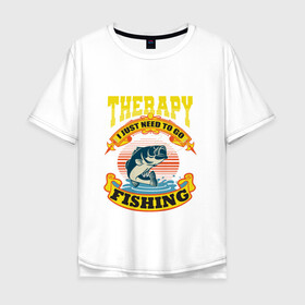 Мужская футболка хлопок Oversize с принтом Трофейная рыбалка на карпа в Курске, 100% хлопок | свободный крой, круглый ворот, “спинка” длиннее передней части | fish | карп | лето | отдых | поклев | рыба | рыбалка | рыболов | спиннинг | удилище | удочка