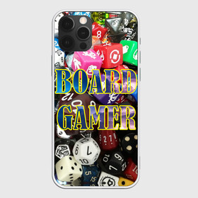 Чехол для iPhone 12 Pro Max с принтом Board Gamer Настольщик в Курске, Силикон |  | Тематика изображения на принте: board gamer | board games | games | игры | кубики | настольные игры | настольщик