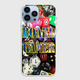 Чехол для iPhone 13 Pro Max с принтом Board Gamer | Настольщик в Курске,  |  | Тематика изображения на принте: board gamer | board games | games | игры | кубики | настольные игры | настольщик