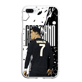 Чехол для iPhone 7Plus/8 Plus матовый с принтом КРИШТИАНУ РОНАЛДУ JUVENTUS в Курске, Силикон | Область печати: задняя сторона чехла, без боковых панелей | cristiano ronaldo | football | juventus | sport | криштиану роналду | сборная португалии. | спорт | футбол | ювентус