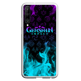 Чехол для Honor P30 с принтом GENSHIN IMPACT НЕОНОВЫЙ ОГОНЬ в Курске, Силикон | Область печати: задняя сторона чехла, без боковых панелей | Тематика изображения на принте: amber | anime | genshin impact | girl | jean | lisa | paimon | xiao | zelda | анемо | аниме | геншен импакт | геншин импакт | геншин эмпакт | геншинимпакт | девушка | игры | кли | лиза | паймон | пеймон | персонажи | сяо | тян