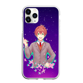 Чехол для iPhone 11 Pro матовый с принтом Protagonist в Курске, Силикон |  | anime | game | games | monika | natsuki | sayori | yuri | аниме | визуальный роман | доки доки | игра | игры | литературный клуб | моника | нацуки | саёри | юри