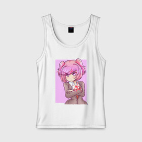 Женская майка хлопок с принтом Angry Natsuki в Курске, 95% хлопок, 5% эластан |  | anime | game | games | monika | natsuki | sayori | yuri | аниме | визуальный роман | доки доки | игра | игры | литературный клуб | моника | нацуки | саёри | юри