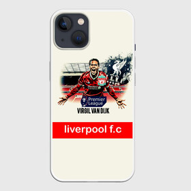 Чехол для iPhone 13 с принтом Вирджил ван Дейк YNWA в Курске,  |  | Тематика изображения на принте: virgil van dijk | ynwa | you’ll never walk alone | вирджил ван дейк | защитник | ливер | ливерпуль | ты никогда не будешь один | футбол