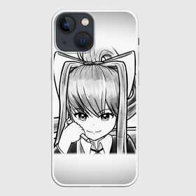 Чехол для iPhone 13 mini с принтом Doki Doki Literature Club в Курске,  |  | anime | doki doki literature club | monika | natsuki | sayori | yuri | аниме | доки доки | доки доки литературный клуб | моника | нацуки | саёри | юри