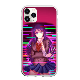 Чехол для iPhone 11 Pro Max матовый с принтом Literature Club Юри (Yuri) в Курске, Силикон |  | anime | doki doki literature club | monika | natsuki | sayori | yuri | аниме | доки доки | доки доки литературный клуб | моника | нацуки | саёри | юри