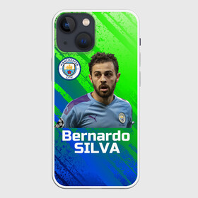 Чехол для iPhone 13 mini с принтом Silva Bernardo Манчестер Сити в Курске,  |  | manchester city | бернарду силва | манчестер сити | сборная португалии | футбол | футболист