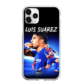 Чехол для iPhone 11 Pro матовый с принтом LUIS SUAREZ / ЛУИС СУАРЕС в Курске, Силикон |  | barcelona | football | luis suarez | sport | uefa | барселона | луис суарес | спорт | уефа. | футбол