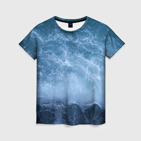 Женская футболка 3D с принтом океан в Курске, 100% полиэфир ( синтетическое хлопкоподобное полотно) | прямой крой, круглый вырез горловины, длина до линии бедер | ocean | sea | киты | море | морские мотивы | морской принт | морской фон | океан | паттерн | рыбы | текстуры