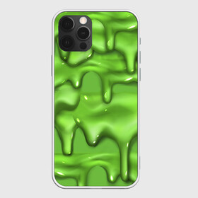 Чехол для iPhone 12 Pro Max с принтом Green Slime в Курске, Силикон |  | drips | green | slime | желе | зелёный | слайм