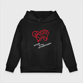 Детское худи Oversize хлопок с принтом Green Day Unicorn в Курске, френч-терри — 70% хлопок, 30% полиэстер. Мягкий теплый начес внутри —100% хлопок | боковые карманы, эластичные манжеты и нижняя кромка, капюшон на магнитной кнопке | billie joe armstrong | green day | punk | rock | unicorn | билли джо | грин дей | панк | рок