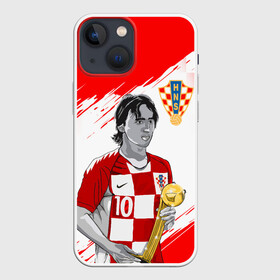 Чехол для iPhone 13 mini с принтом ЛУКА МОДРИЧ   LUKA MODRIC в Курске,  |  | football | luka modric | real madrid. | sport | лука модрич | реал мадрид | сборная хорватии | спорт | футбол