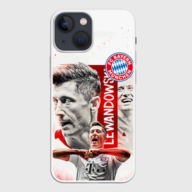 Чехол для iPhone 13 mini с принтом РОБЕРТ ЛЕВАНДОВСКИ   БАВАРИЯ в Курске,  |  | fc bayern | football | robert lewandowski | sport | бавария | мюнхен | роберт левандовски | сборная польши. | спорт | футбол