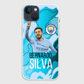 Чехол для iPhone 13 с принтом Silva Bernardo Манчестер Сити в Курске,  |  | manchester city | бернарду силва | манчестер сити | сборная португалии | футбол | футболист