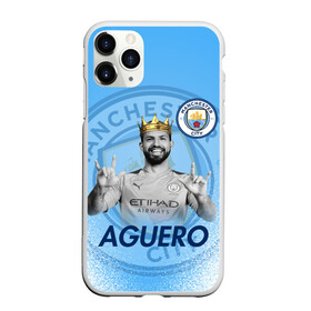 Чехол для iPhone 11 Pro матовый с принтом СЕРХИО АГУЭРО SERGIO AGUERO в Курске, Силикон |  | Тематика изображения на принте: football | manchester city | sergio leonel aguero del castillo | sport | манчестер сити | сборная аргентины. | спорт | футбол