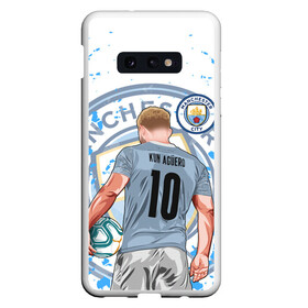 Чехол для Samsung S10E с принтом СЕРХИО АГУЭРО SERGIO AGUERO в Курске, Силикон | Область печати: задняя сторона чехла, без боковых панелей | Тематика изображения на принте: football | manchester city | sergio leonel aguero del castillo | sport | манчестер сити | сборная аргентины. | спорт | футбол