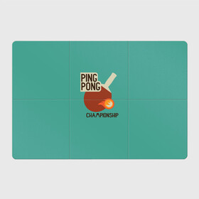 Магнитный плакат 3Х2 с принтом ping-pong в Курске, Полимерный материал с магнитным слоем | 6 деталей размером 9*9 см | ping pong | sport | tennis | настольный теннис | пинг понг | ракетка | спорт | теннис