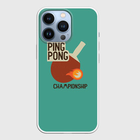 Чехол для iPhone 13 Pro с принтом ping pong в Курске,  |  | Тематика изображения на принте: ping pong | sport | tennis | настольный теннис | пинг понг | ракетка | спорт | теннис