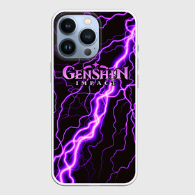 Чехол для iPhone 13 Pro с принтом GENSHIN IMPACT МОЛНИЯ НЕОН в Курске,  |  | genshin impact | neon | гениш импакт | генши импакт | геншин импакт | игра | молния | неон
