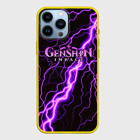 Чехол для iPhone 13 Pro Max с принтом GENSHIN IMPACT МОЛНИЯ НЕОН в Курске,  |  | genshin impact | neon | гениш импакт | генши импакт | геншин импакт | игра | молния | неон