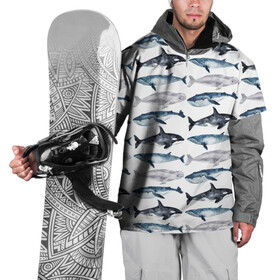 Накидка на куртку 3D с принтом киты в Курске, 100% полиэстер |  | Тематика изображения на принте: ocean | sea | касатки | киты | море | морские мотивы | морской принт | морской фон | океан | паттерн | рыбы | текстуры