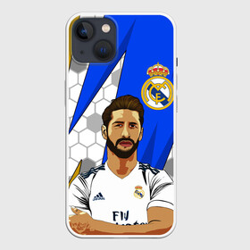 Чехол для iPhone 13 с принтом СЕРХИО РАМОС   РЕАЛ МАДРИД в Курске,  |  | football | real madrid | sergio ramos | sport | uefa | реал мадрид | сборная испании. | серхио рамос | спорт | уефа | футбол