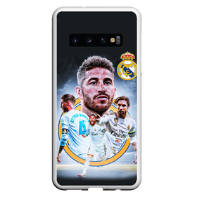 Чехол для Samsung Galaxy S10 с принтом СЕРХИО РАМОС / SERGIO RAMOS в Курске, Силикон | Область печати: задняя сторона чехла, без боковых панелей | football | real madrid | sergio ramos | sport | uefa | реал мадрид | сборная испании. | серхио рамос | спорт | уефа | футбол