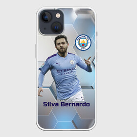 Чехол для iPhone 13 с принтом Silva Bernardo Манчестер Сити в Курске,  |  | manchester city | бернарду силва | манчестер сити | сборная португалии | футбол | футболист