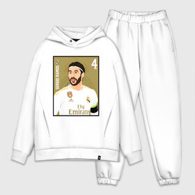 Мужской костюм хлопок OVERSIZE с принтом СЕРХИО РАМОС   ПОРТРЕТ в Курске,  |  | football | real madrid | sergio ramos | sport | uefa | реал мадрид | сборная испании. | серхио рамос | спорт | уефа | футбол