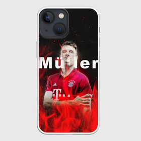 Чехол для iPhone 13 mini с принтом ТОМАС МЮЛЛЕР   THOMAS MULLER в Курске,  |  | bayern | football | sport | thomas muller | uefa. | бавария | спорт | томас мюллер | уефа | футбол