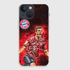 Чехол для iPhone 13 mini с принтом ТОМАС МЮЛЛЕР   БАВАРИЯ в Курске,  |  | bayern | football | sport | thomas muller | uefa. | бавария | спорт | томас мюллер | уефа | футбол