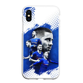 Чехол для iPhone XS Max матовый с принтом ЭДЕН АЗАР / EDEN HAZARD в Курске, Силикон | Область печати: задняя сторона чехла, без боковых панелей | chelsea | eden michael hazard | football | real madrid | sport | uefa | реал мадрид | сборная бельгии. | спорт | уефа | футбол | хазард | челси | эден азар