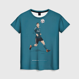 Женская футболка 3D с принтом Эндрю Робертсон в Курске, 100% полиэфир ( синтетическое хлопкоподобное полотно) | прямой крой, круглый вырез горловины, длина до линии бедер | игра с мячом | ливерпуль | фифа | футбик | футбол | футболист | футболисты | футбольчик