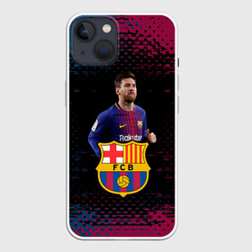 Чехол для iPhone 13 с принтом Barcelona: Лионель Месси. в Курске,  |  | barca | barcelona | fc barca | lionel messi | барка | барселона | лионель месси