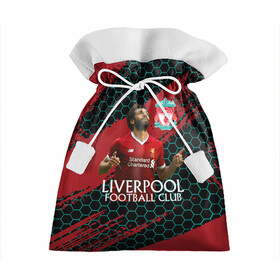Подарочный 3D мешок с принтом Liverpool: Мохамед Салах. в Курске, 100% полиэстер | Размер: 29*39 см | lfc | liverpool | mohamed salah | sport | ynwa | ливерпуль | лфк | мохамед салах | спорт