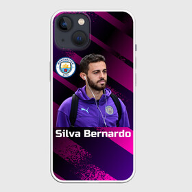 Чехол для iPhone 13 с принтом Silva Bernardo Манчестер Сити в Курске,  |  | manchester city | бернарду силва | манчестер сити | сборная португалии | футбол | футболист