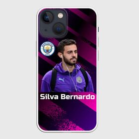 Чехол для iPhone 13 mini с принтом Silva Bernardo Манчестер Сити в Курске,  |  | manchester city | бернарду силва | манчестер сити | сборная португалии | футбол | футболист