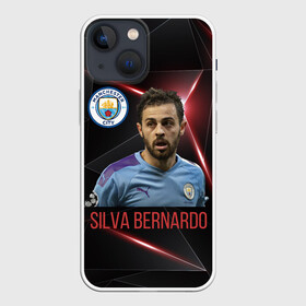 Чехол для iPhone 13 mini с принтом Silva Bernardo Манчестер Сити в Курске,  |  | manchester city | бернарду силва | манчестер сити | сборная португалии | футбол | футболист