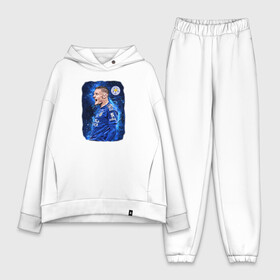 Женский костюм хлопок Oversize с принтом Джейми Варди   Jamie Vardy в Курске,  |  | football | jamie vardy | king power | lester city | sport | англия | британия | джейми варди | известные личности | лестер сити | мужчинам | спорт | спортсмены | футбол | футболист | хобби | эмоции