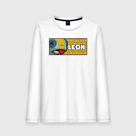 Мужской лонгслив хлопок с принтом LEON (ПЛАШКА) в Курске, 100% хлопок |  | android | brawl | brawl stars | clash | game | leon | stars | андроид | игра | леон | мобильные игры