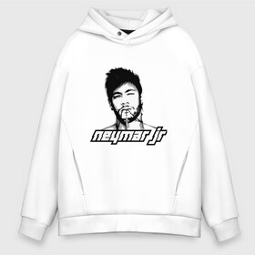 Мужское худи Oversize хлопок с принтом Neymar Jr. в Курске, френч-терри — 70% хлопок, 30% полиэстер. Мягкий теплый начес внутри —100% хлопок | боковые карманы, эластичные манжеты и нижняя кромка, капюшон на магнитной кнопке | Тематика изображения на принте: brasil | brazil | football | france | neymar | psg | sport | бразилия | гол | кубок | мяч | неймар | псж | спорт | франция | футбол | футболист | чемпион