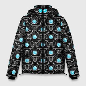 Мужская зимняя куртка 3D с принтом Жемчужина моря в Курске, верх — 100% полиэстер; подкладка — 100% полиэстер; утеплитель — 100% полиэстер | длина ниже бедра, свободный силуэт Оверсайз. Есть воротник-стойка, отстегивающийся капюшон и ветрозащитная планка. 

Боковые карманы с листочкой на кнопках и внутренний карман на молнии. | cute | ocean spirit | pattern | pearl | дух океана | жемчуг | жемчужина | моллюск | море | паттерн | раковина | ракушка | ракушки