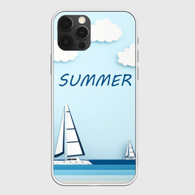 Чехол для iPhone 12 Pro Max с принтом ПАРУСНИКИ | SUMMER (Z) в Курске, Силикон |  | ship | ships | summer | кораблик | кораблики | корабль | летняя | лето | лодочка | мореход | одинокая лодка | парусник | судно | яхта | яхты