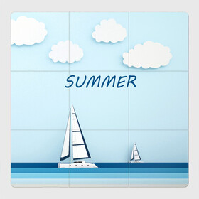 Магнитный плакат 3Х3 с принтом ПАРУСНИКИ | SUMMER (Z) в Курске, Полимерный материал с магнитным слоем | 9 деталей размером 9*9 см | ship | ships | summer | кораблик | кораблики | корабль | летняя | лето | лодочка | мореход | одинокая лодка | парусник | судно | яхта | яхты
