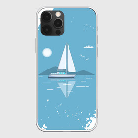 Чехол для iPhone 12 Pro Max с принтом ОДИНОКИЙ ПАРУСНИК | SAILBOAT (Z) в Курске, Силикон |  | boat | sailboat | ship | ships | бумага | кораблик | кораблики | корабль | красный парус | лодка | лодочка на белом | мореход | одинокая лодка | оригами | парус | парусник | судно | яхта
