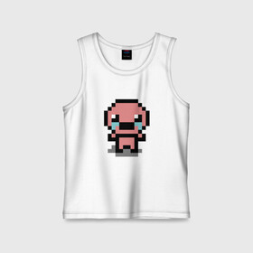 Детская майка хлопок с принтом pixel isaac в Курске,  |  | character | cry | eyes | face | game | head | isaac | logo | pixel | sadness | tears | the binding of isaac | айзек | глаза | голова | грусть | жертвоприношение исаака | игра | лицо | лого | персонаж | пиксель | плачь | слезы